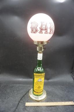 Cutty Sark Scots Whiskey Lighted Bar Lamp