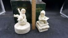 2 - Snowbabies Figurines W/ Boxes