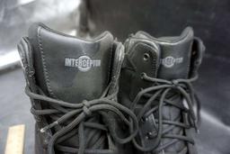 Men'S Interceptor Black Boots (Size 12)