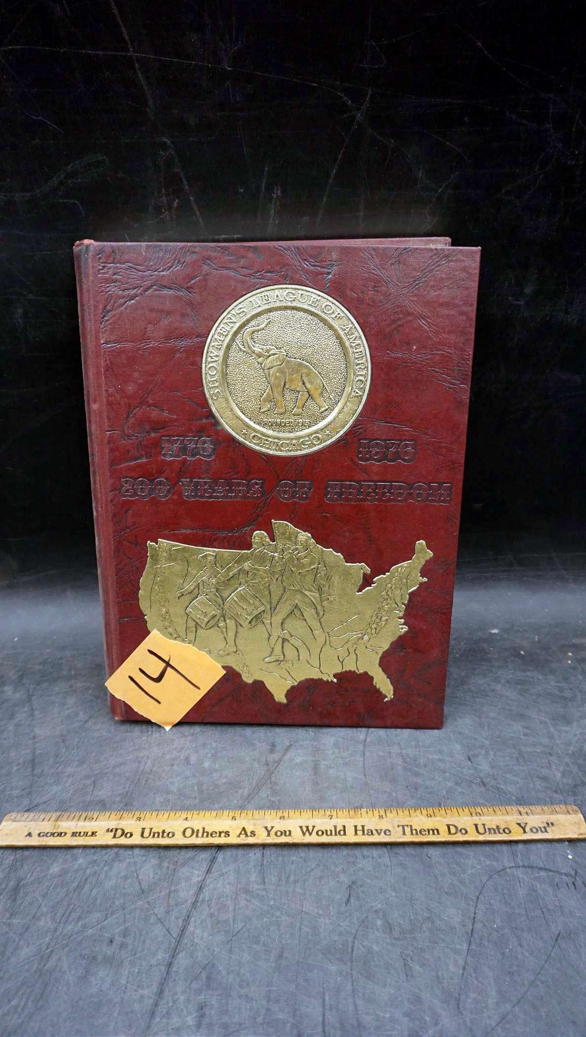 Showman'S League Of America 200 Years Of Freedom Book
