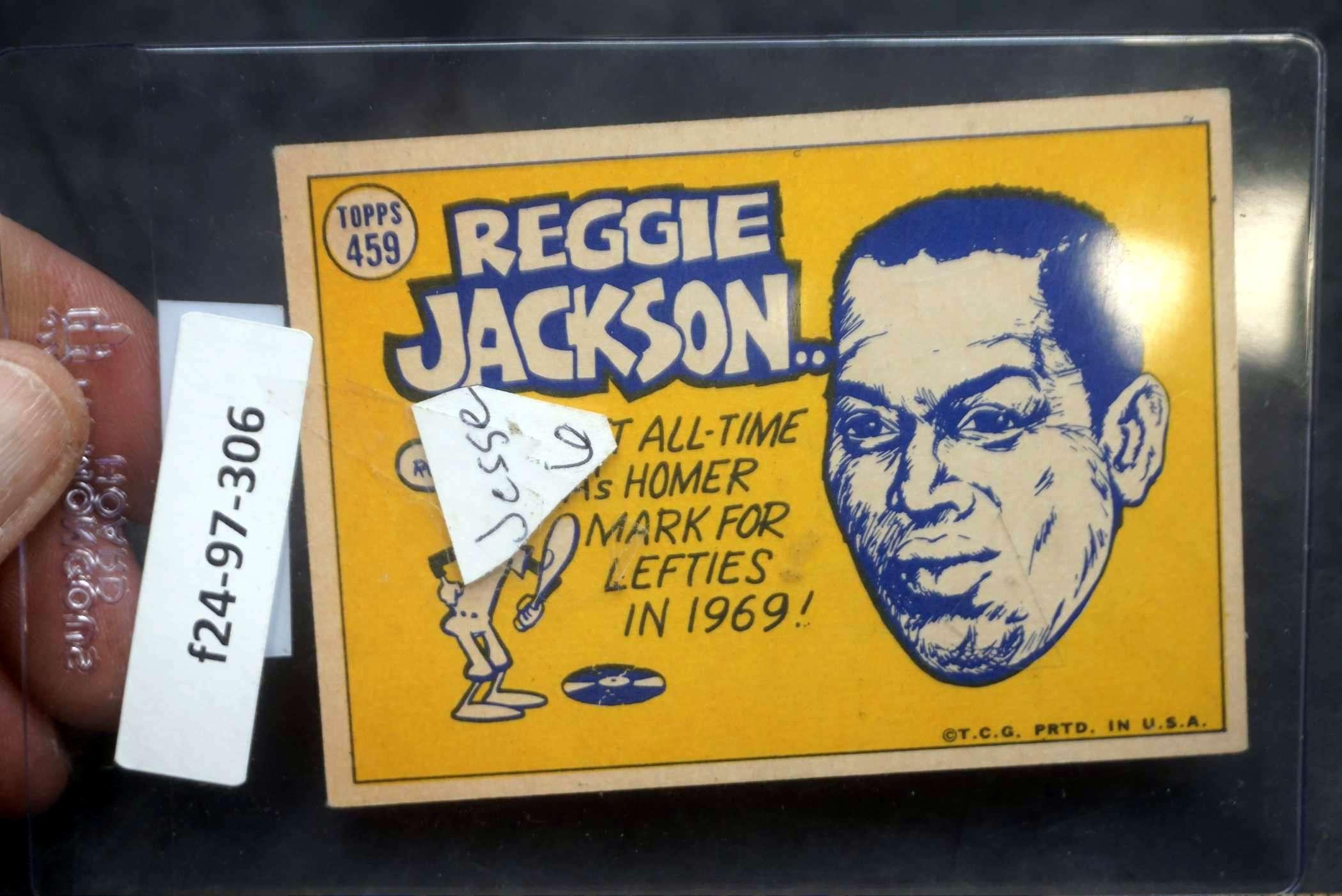 1970 Topps Reggie Jackson Baseball Card