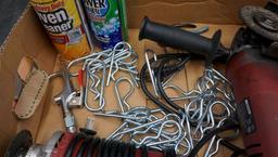 Tools, Angle Grinder, Trailer, Pins, Spray Can