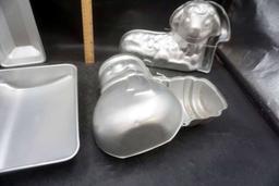 Assorted Cake Pans Including 1977 Wilton Pan & 3-D Lamb