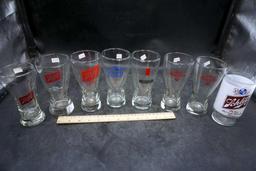 Beer Glasses - Schlitz, Busch, Michelob & Old Milwaukee