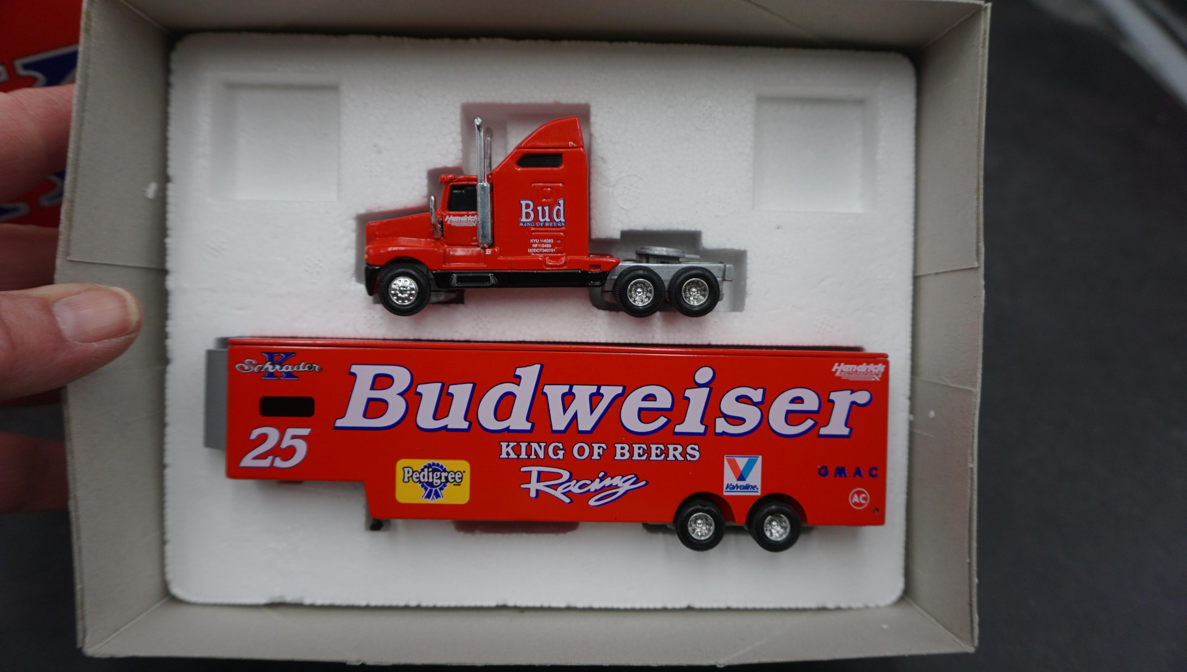 Ken Schrader Budweiser Truck & Trailer