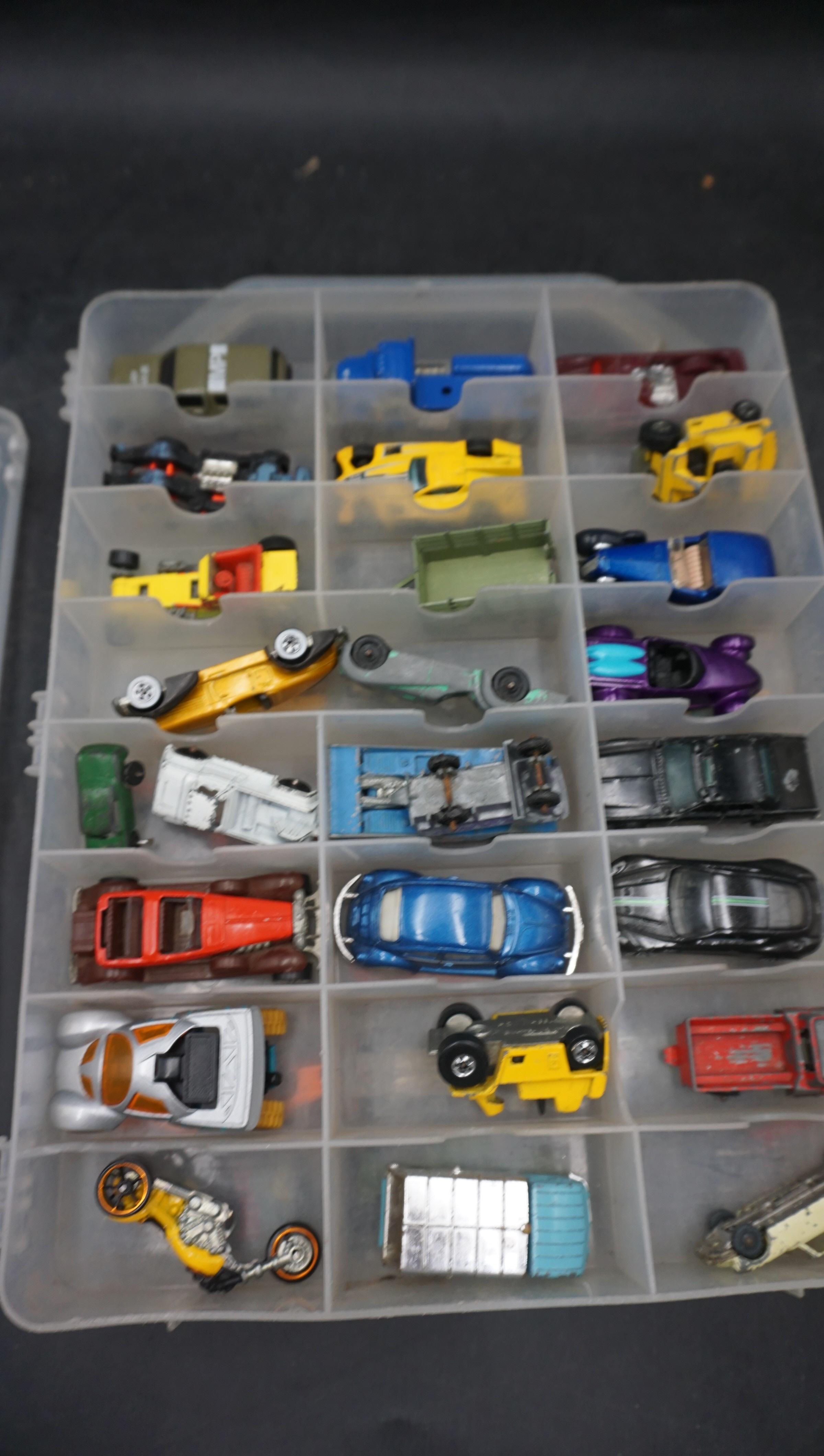 Plastic Divider W/ Assorted Vehicles