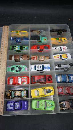 Plastic Divider W/ Assorted Vehicles