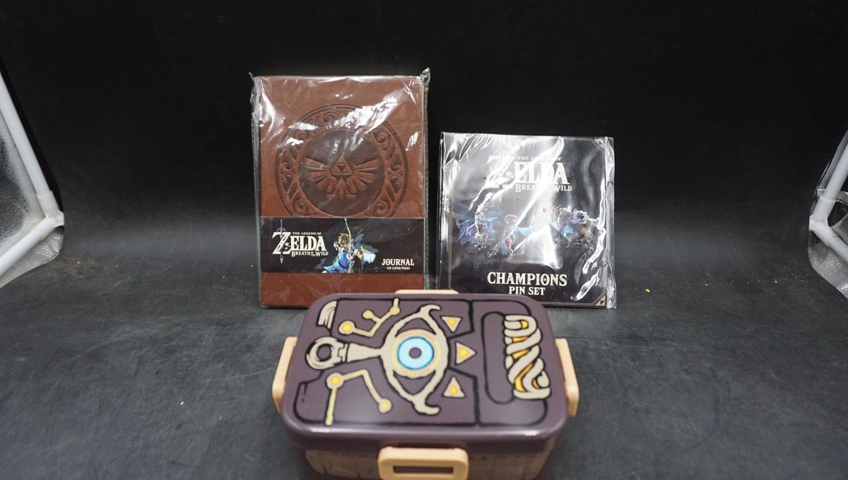 Zelda Journal, Zelda Champions Pin Set & Container