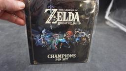 Zelda Journal, Zelda Champions Pin Set & Container