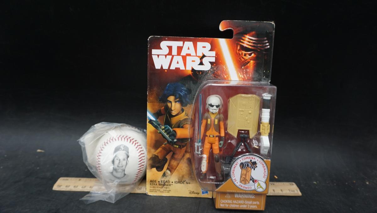 Star Wars Ezra Bridger & Jay Buhner Baseball