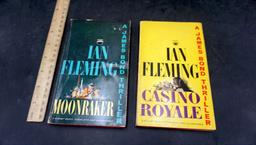 3 Books - From Russia, With Love, Casino Royal & Moonraker