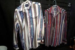 2 Wrangler Shirts (17-35 & Xl)