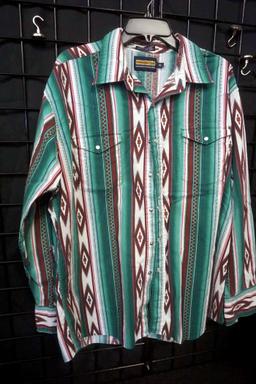 Pearl Snap Panhandle Slim Shirt (Xl)