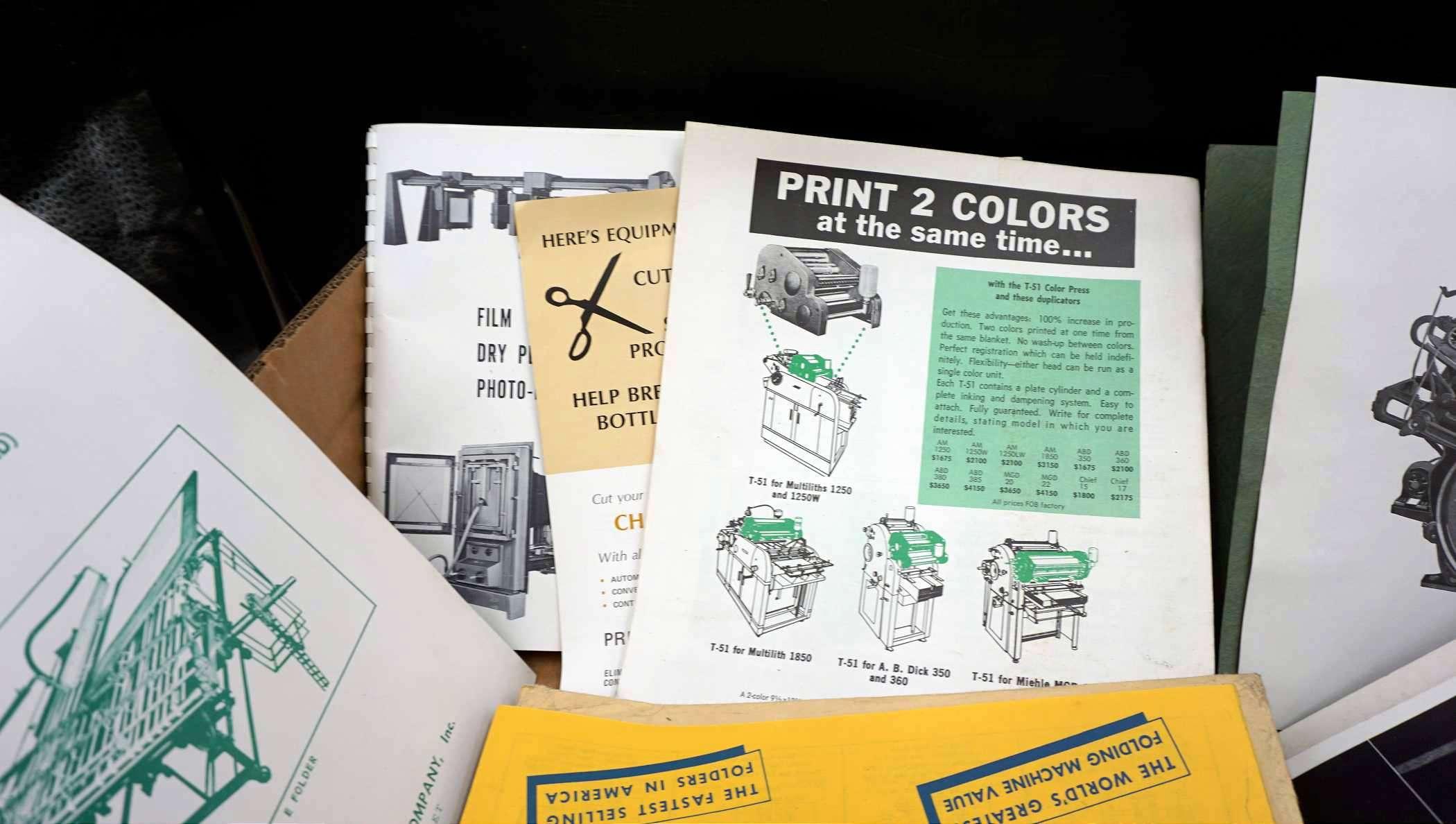 Printing Books, Pamphlets - From Old Lennox Independent Building!