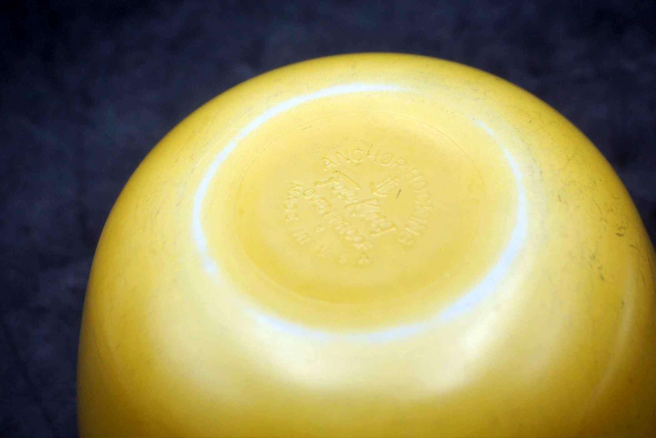 Fire-King Yellow Bowl