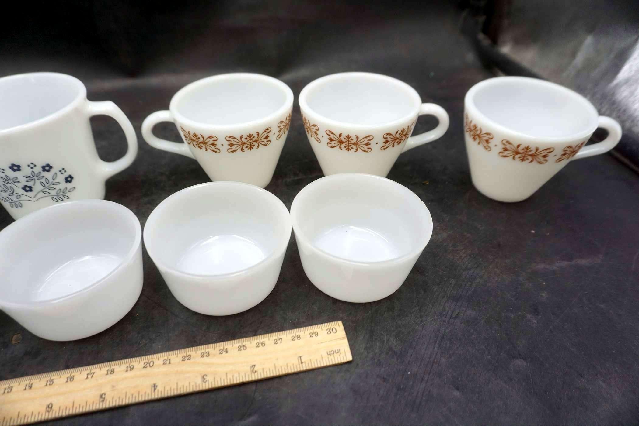 Mugs & Bowls - Glasbake, Corning &  Pyrex