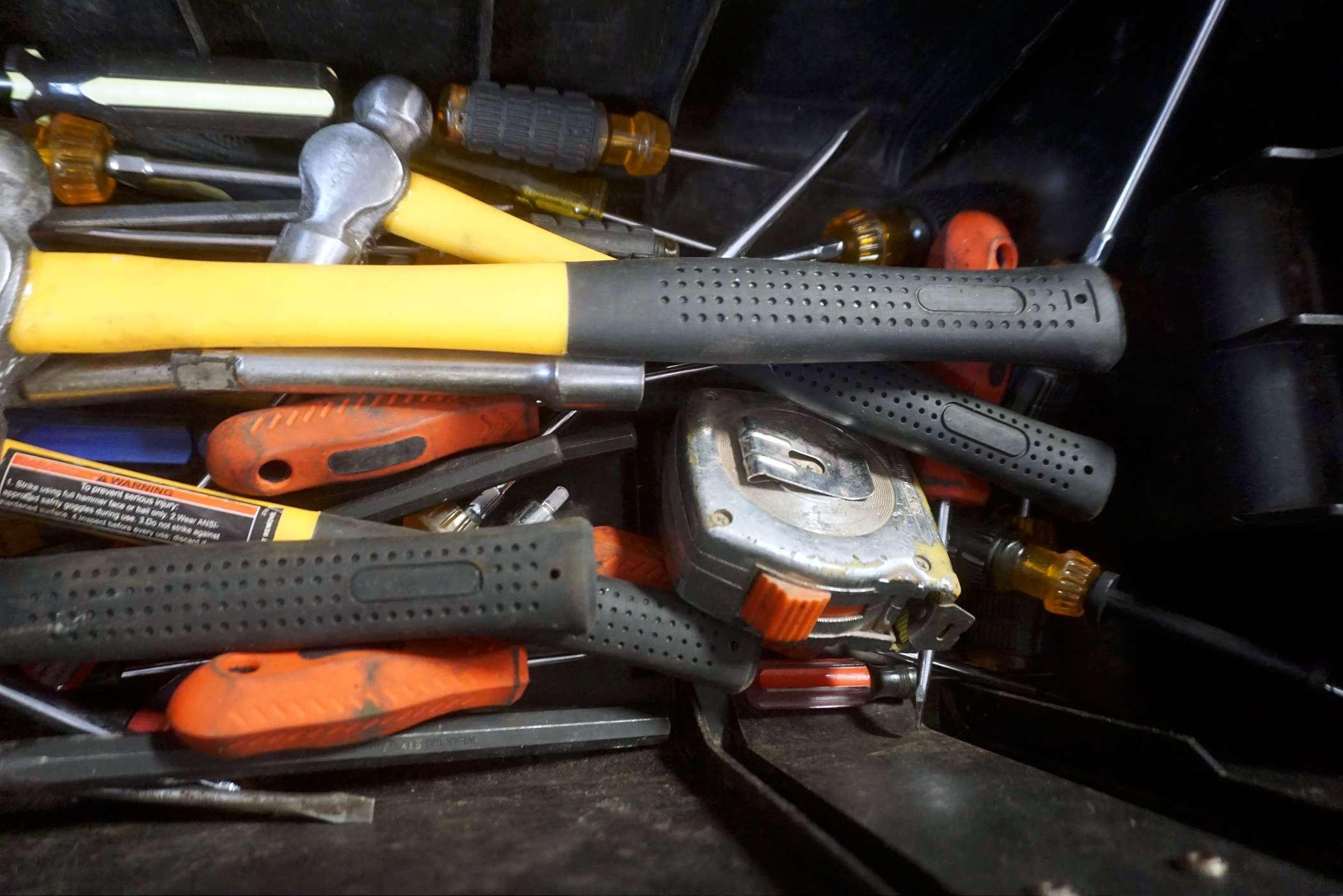 Truper Toolbox W/ Hammers, Screwdrivers & Tools