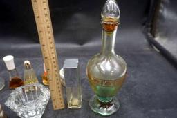Avon Decanters, Bottles, Candle Holder, Perfumes