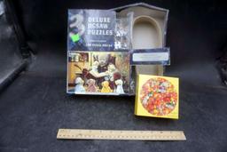 3 Deluxe Jigsaw Puzzles (2,250 Total Pieces)