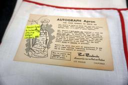 Autograph (Artist Signed) Apron & Linens