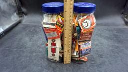 2 - Containers W/ Matchbooks