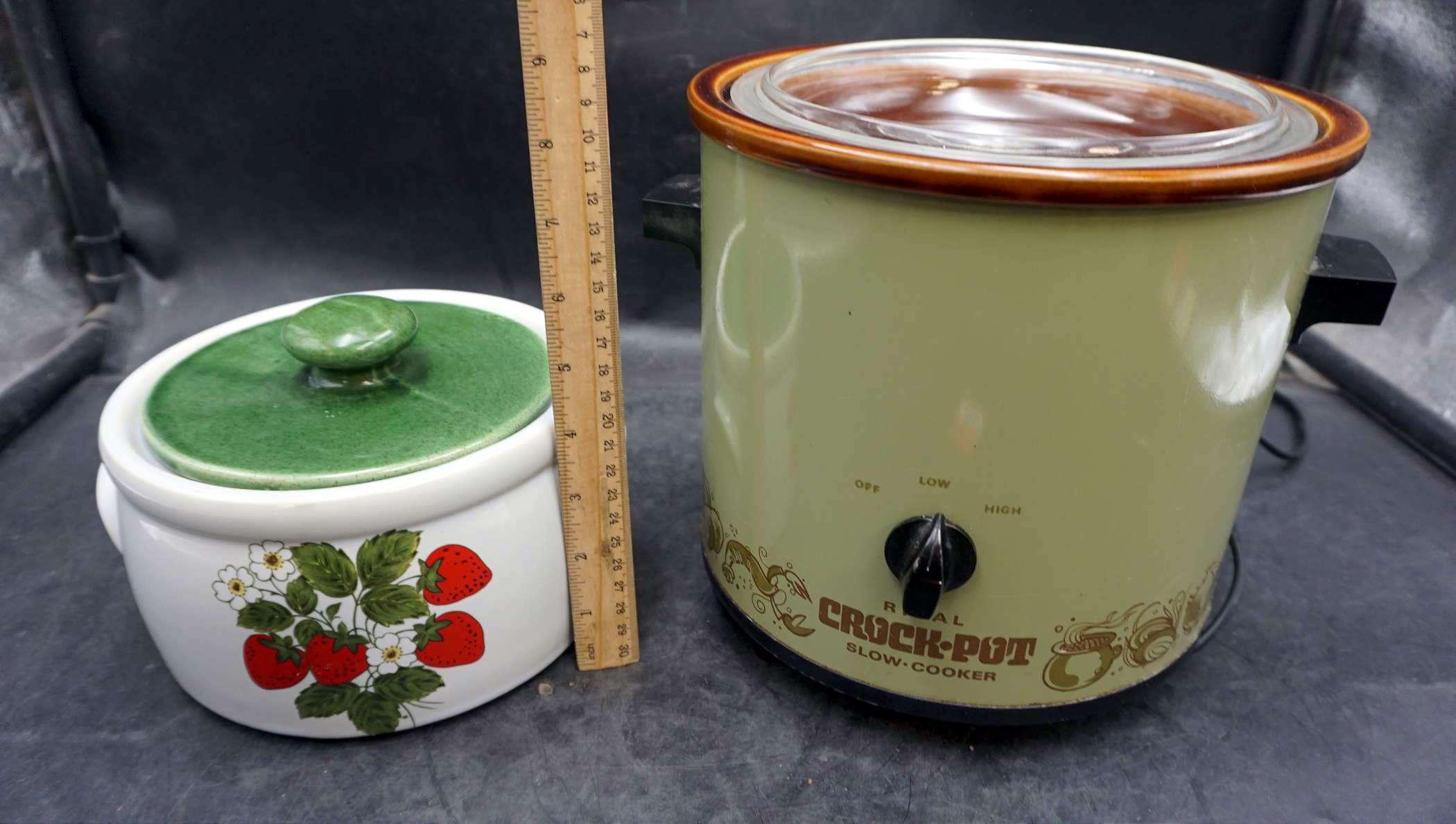Rival Crock-Pot Slow-Cooker & Strawberry Cookie Jar