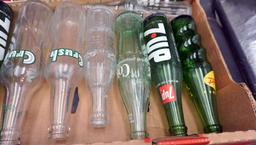 Glass Bottles - 7Up, Crush, Pepsi-Cola, Coke & Squirt