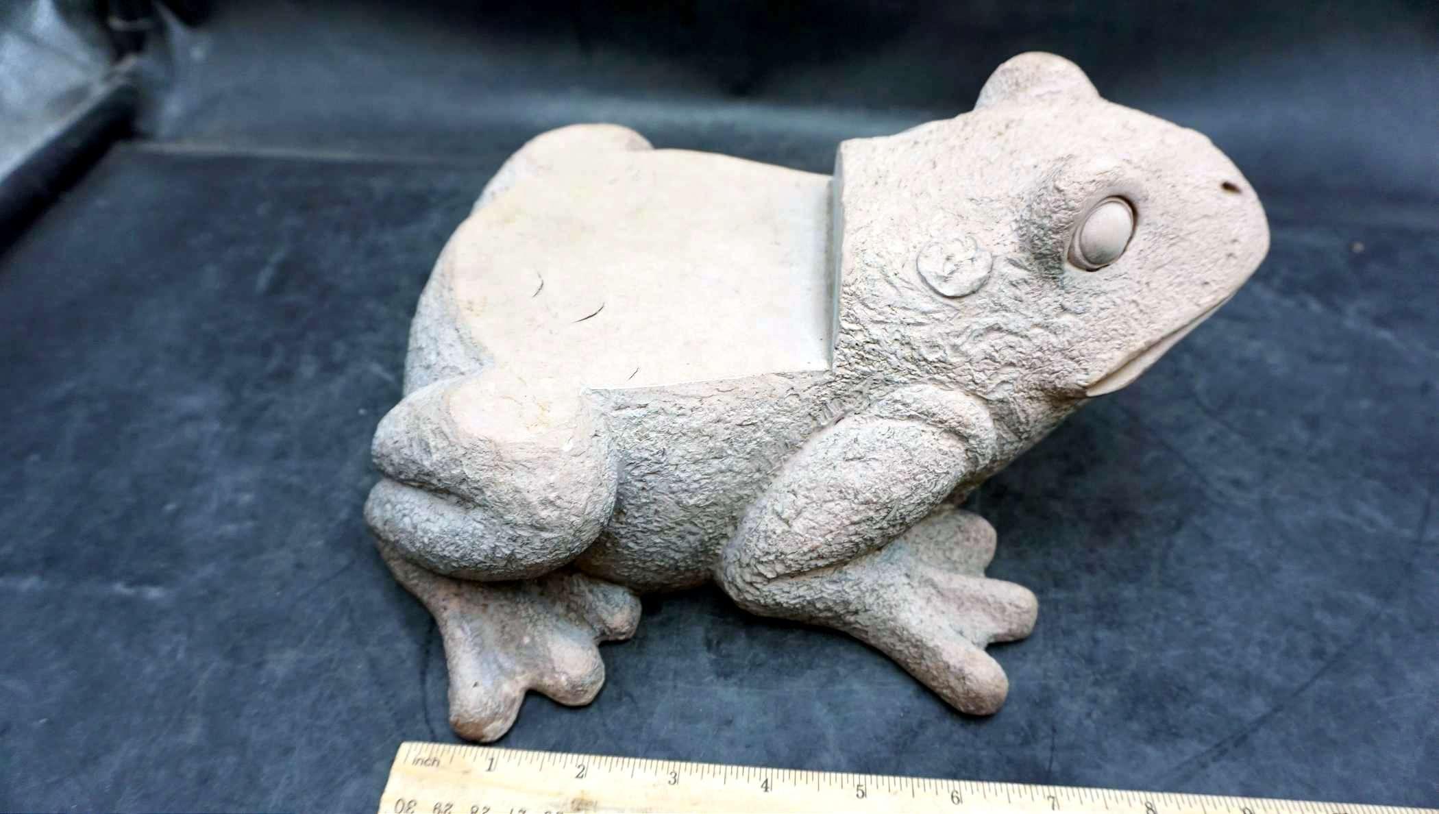 Frog Statue (Chipped On Foot)