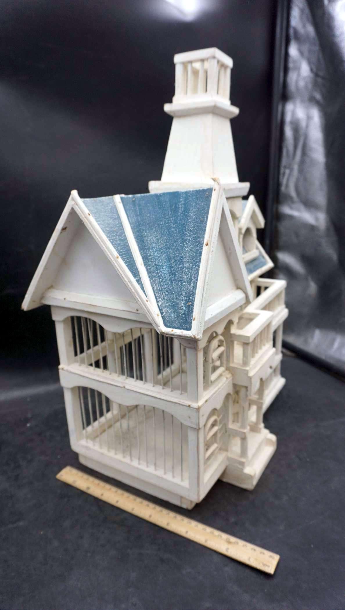 Wooden Church Bird Cage