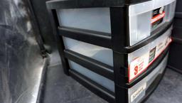 2 - 3 Drawer Plastic Containers