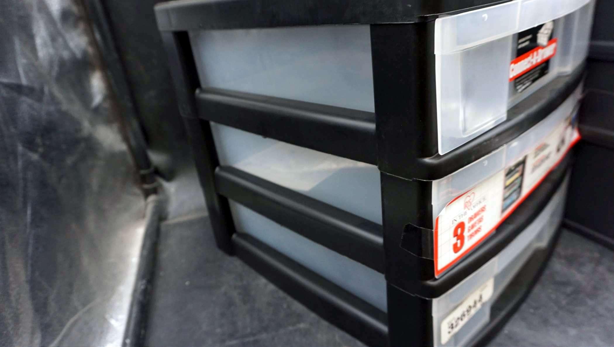 2 - 3 Drawer Plastic Containers