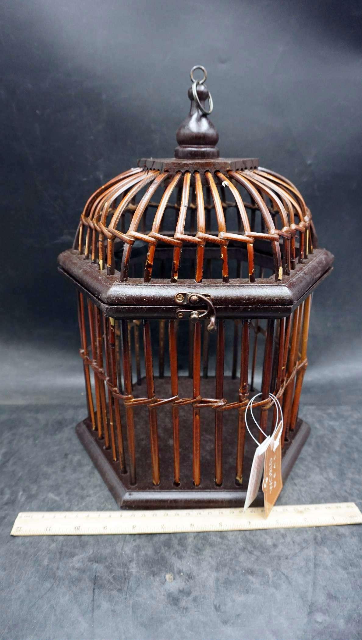 World Deals Wooden Bird Cage