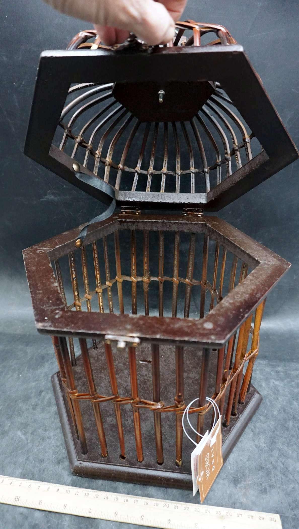 World Deals Wooden Bird Cage