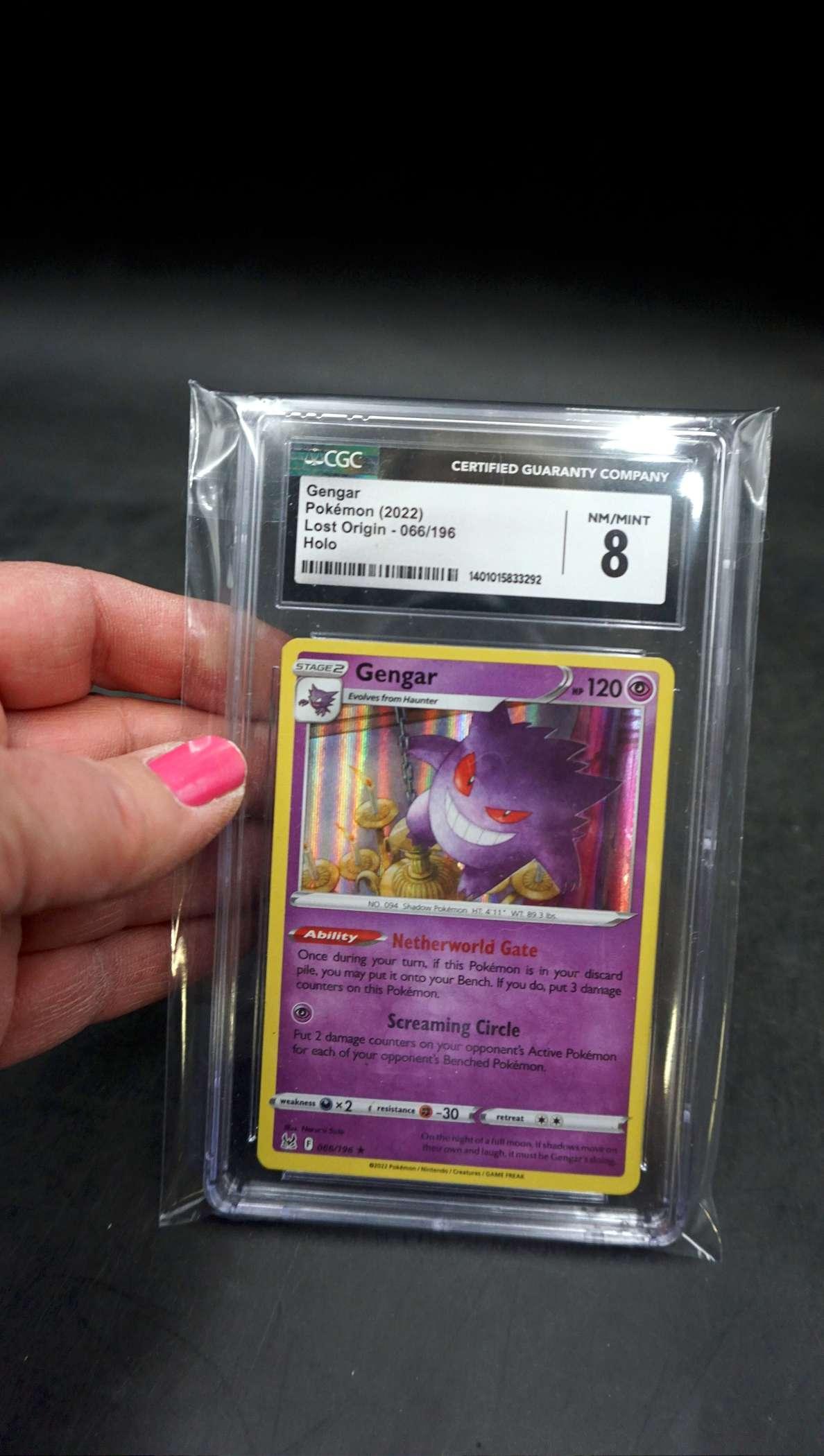 Cgc Graded Pokemon Card 2022 Lost Origin Holo #66 Gengar