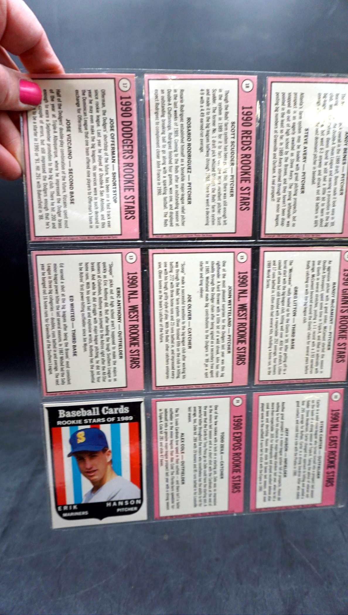 10 - 1989 & 1990 Baseball Card Magazine All Rookie Cards