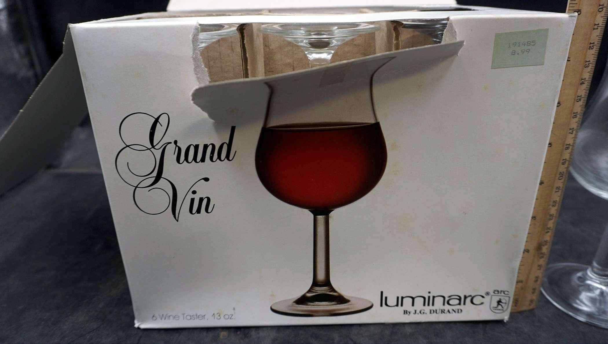 Grand Vin Luminarc Stemmed Glassware Set