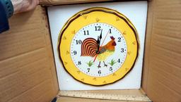 Rooster Wall Clock (Battery Operated)