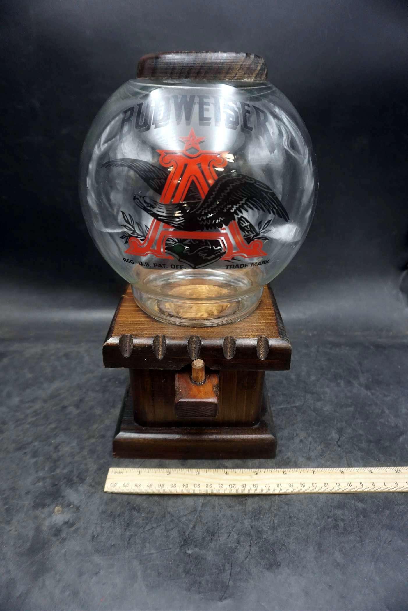 Budweiser Glass Globe Dispenser