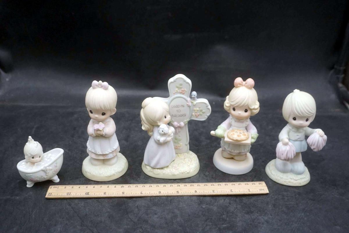 5 - Precious Moments Figurines