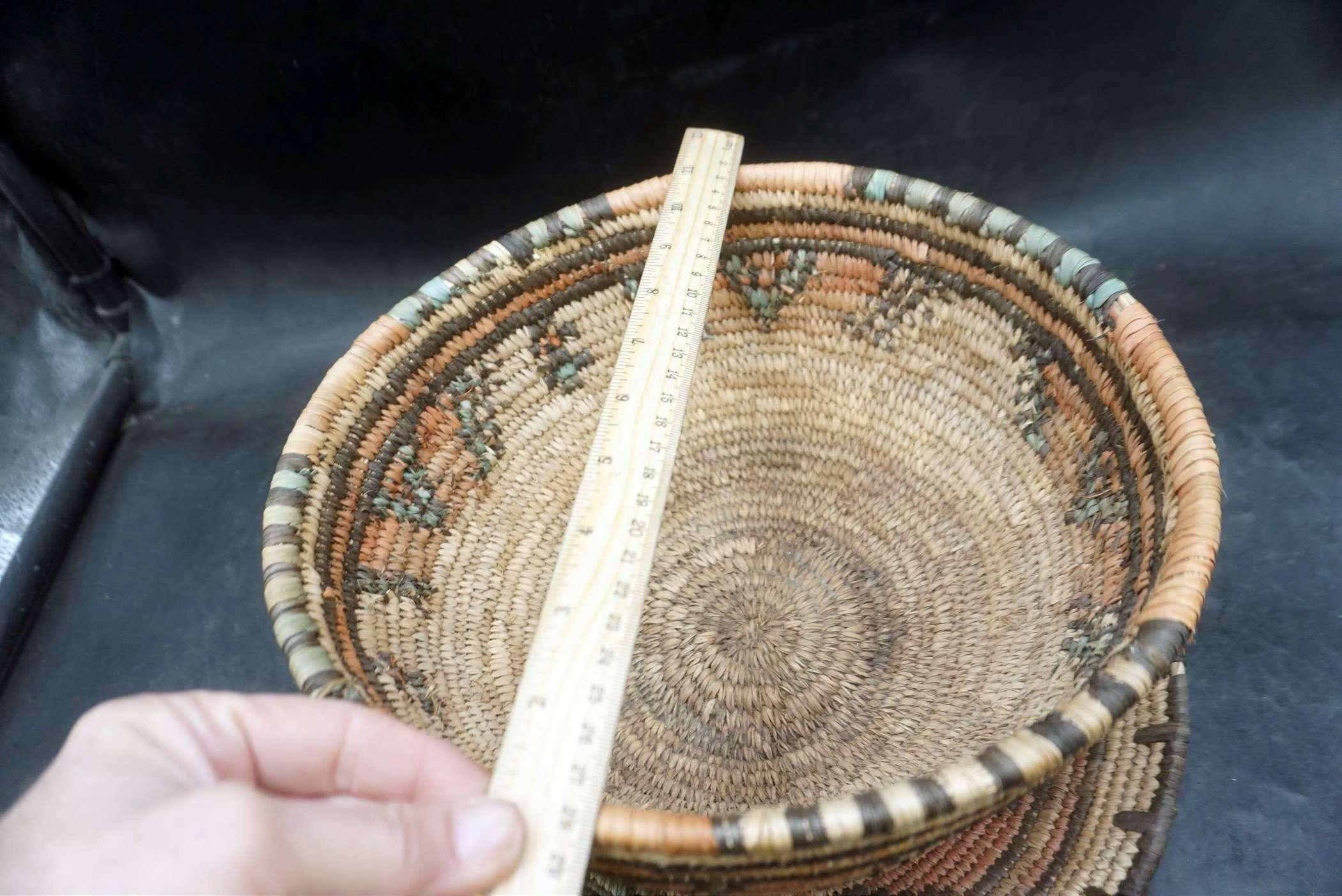 Woven Basket W/ Mat