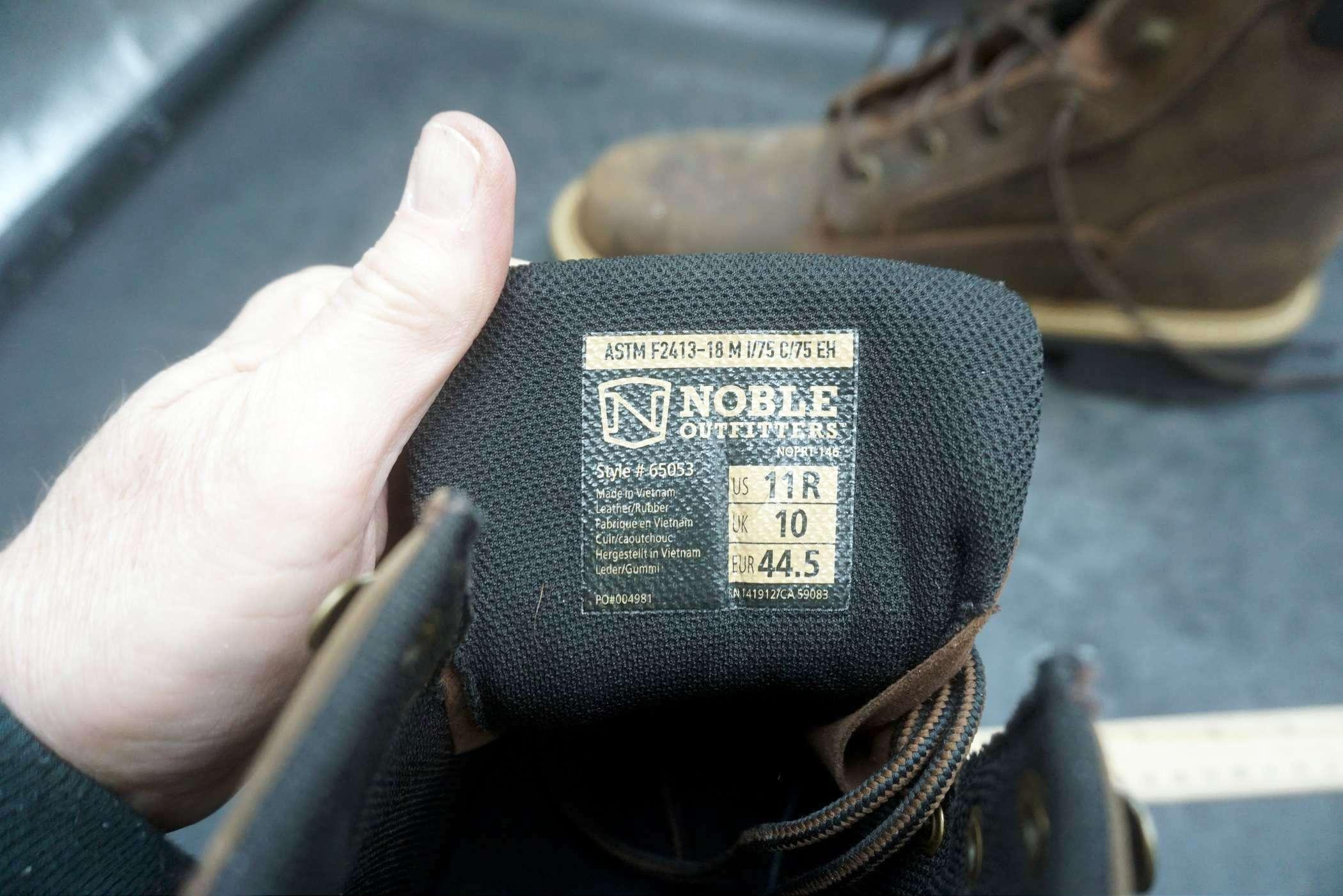 Noble Outfitters Steel Toe Work Boots (Size 11R)