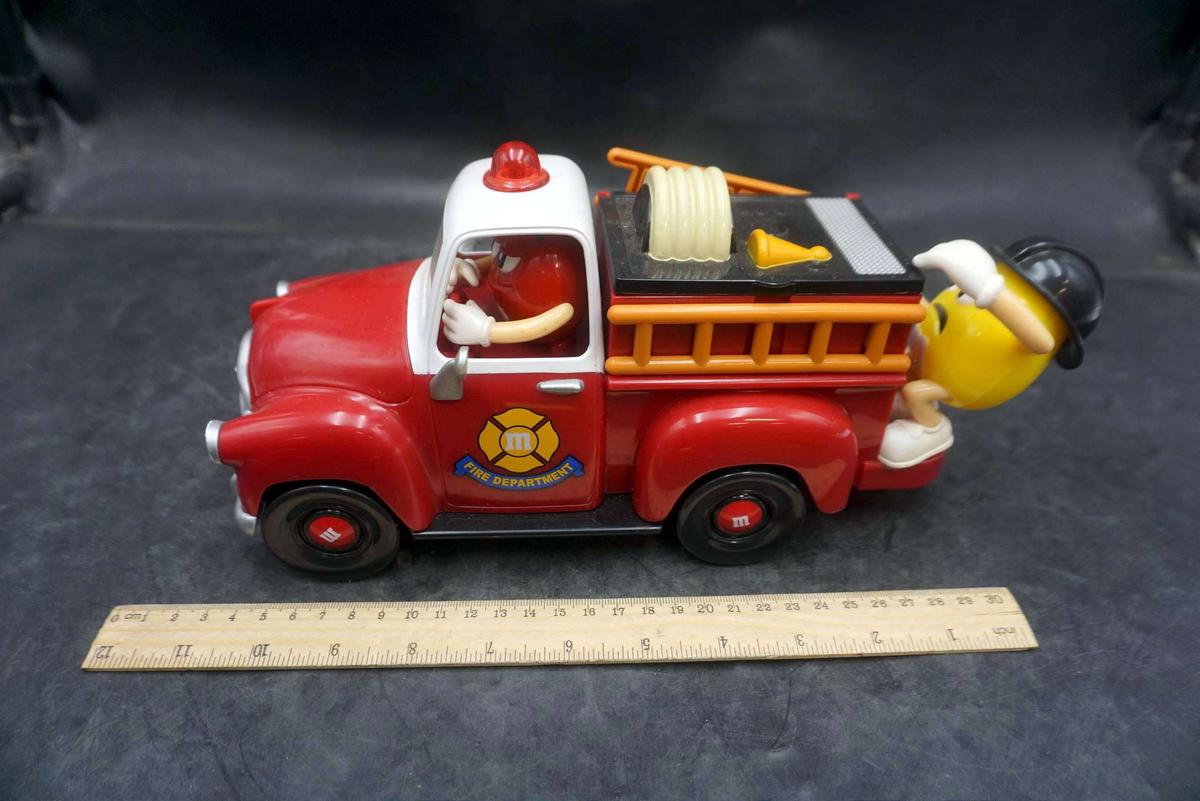 Firetruck M&M Dispenser