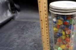 Glass Jar Of Marbles