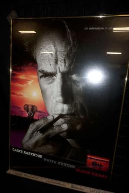 Clint Eastwood - White Hunter Black Heart Framed Movie Poster