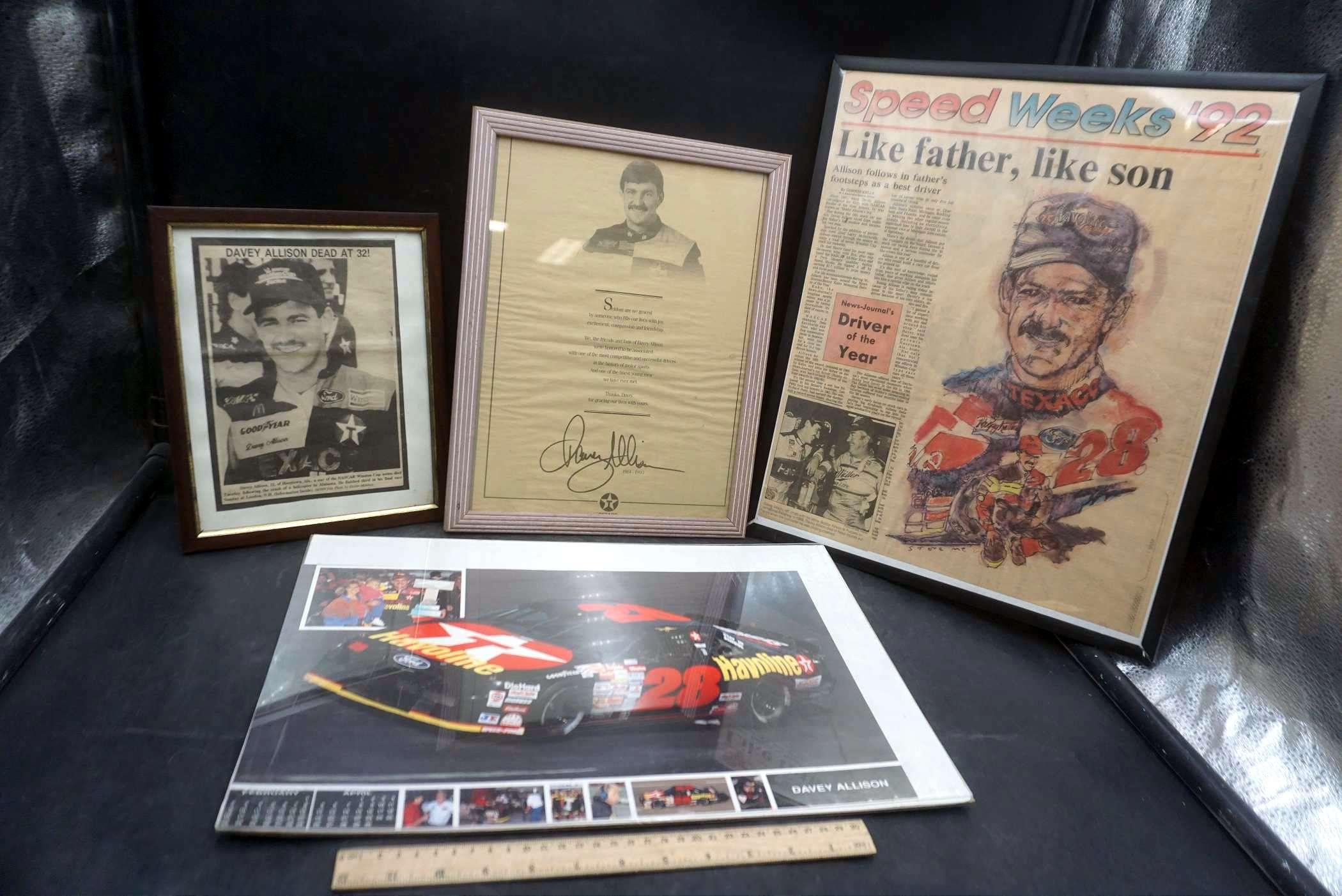 4 - Davey Allison Literature & Memorabilia