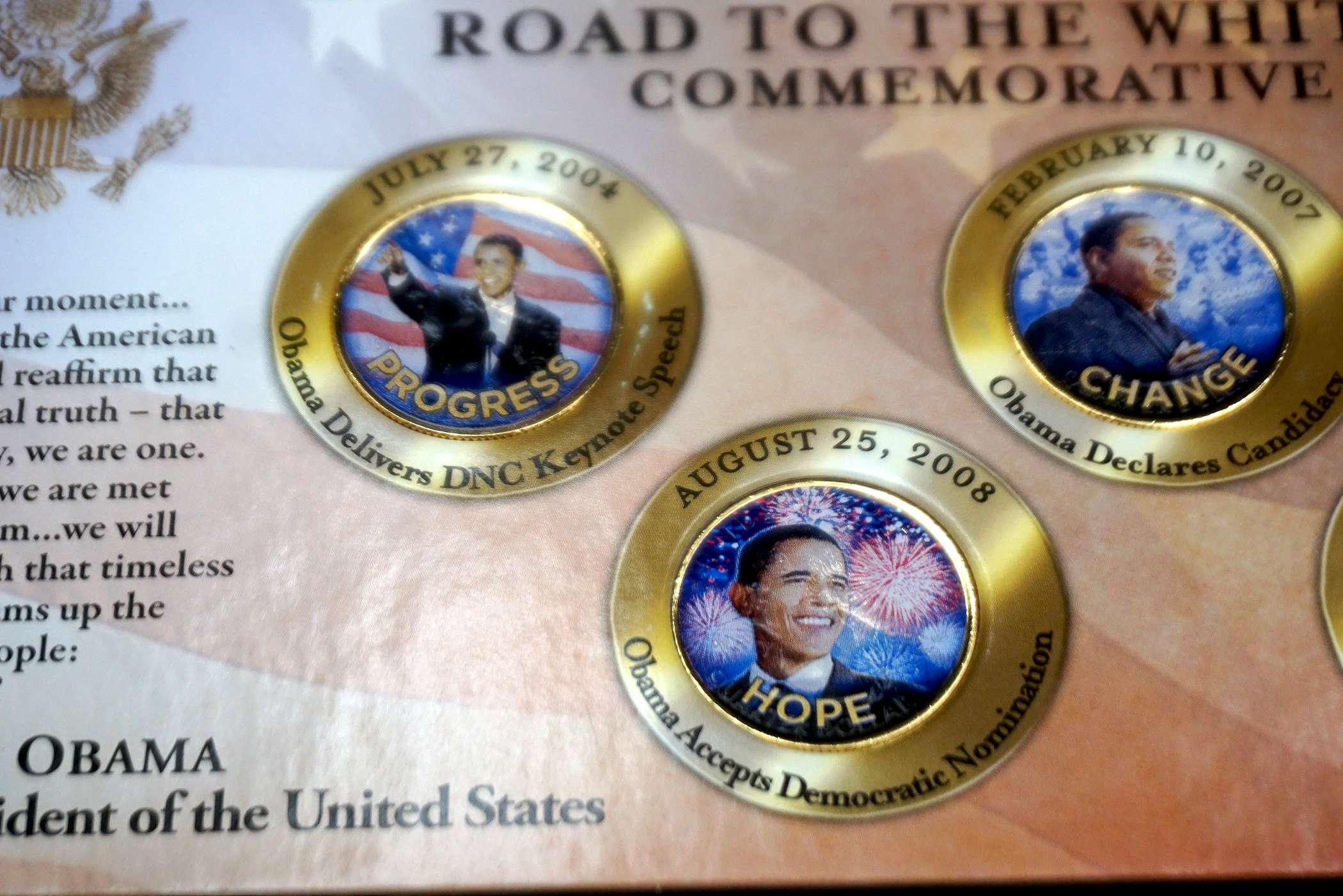 Barack Obama Road To The White House Commemorative Coins