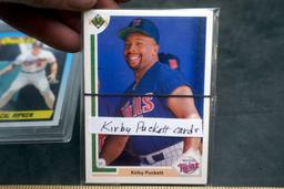 1990 Topps Cal Ripken Baseball Card & Kirby Puckett Cards
