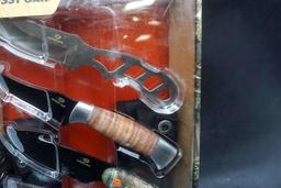 Mossy Oak 4 Pk. Variety Fixed Blade Knife Set