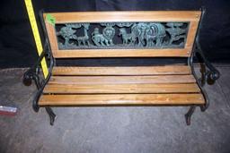 African Animal Bench