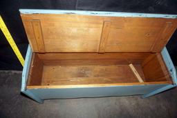 Wooden Bench W/ Storage